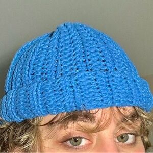 Teenee Weenie Blue Crochet Beanie